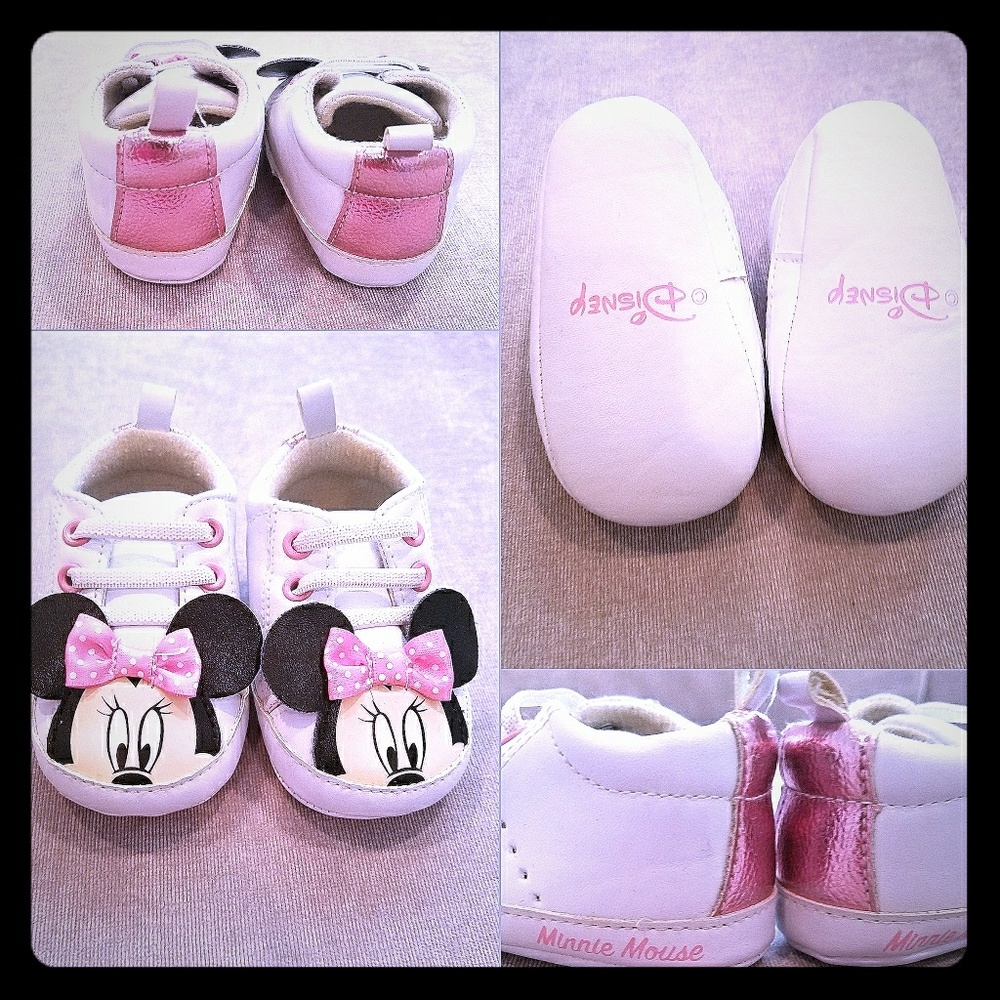 Minnie Mouse Crib Sneakers